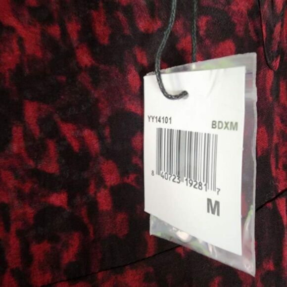 Yigal x Aqua Cold Shoulder Long Sleeve Blouse Medium NWT - Picture 7 of 7